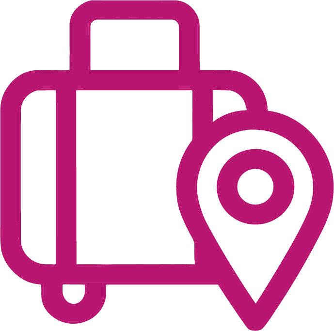 Booking Icon Magenta